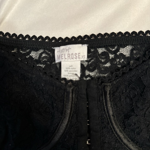 Tillys lace long sleeve corset top - Picture 2 of 3